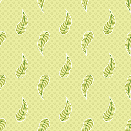 Scattered Leaf Butti Print