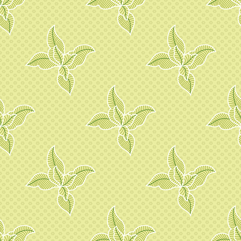 Scattered Leaf Butti Print