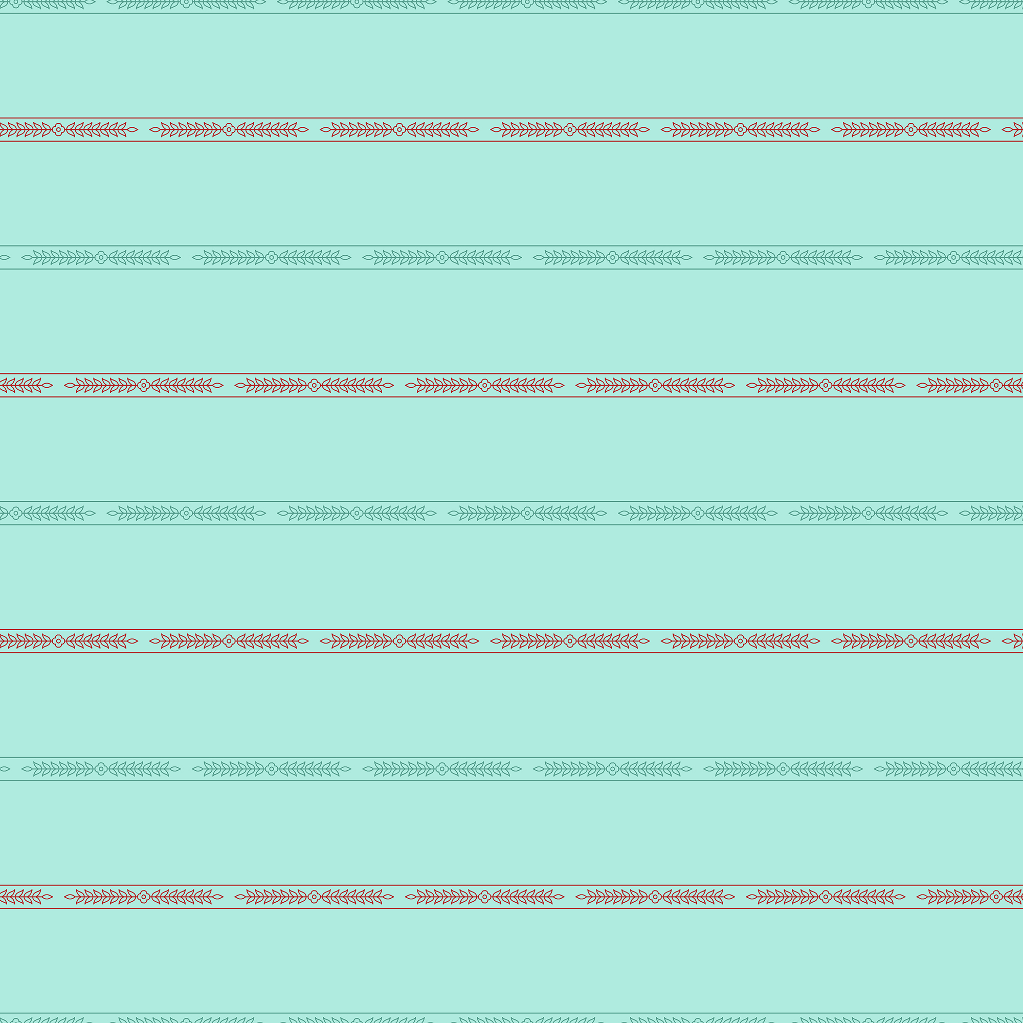 Horizontal Border Stripe Print