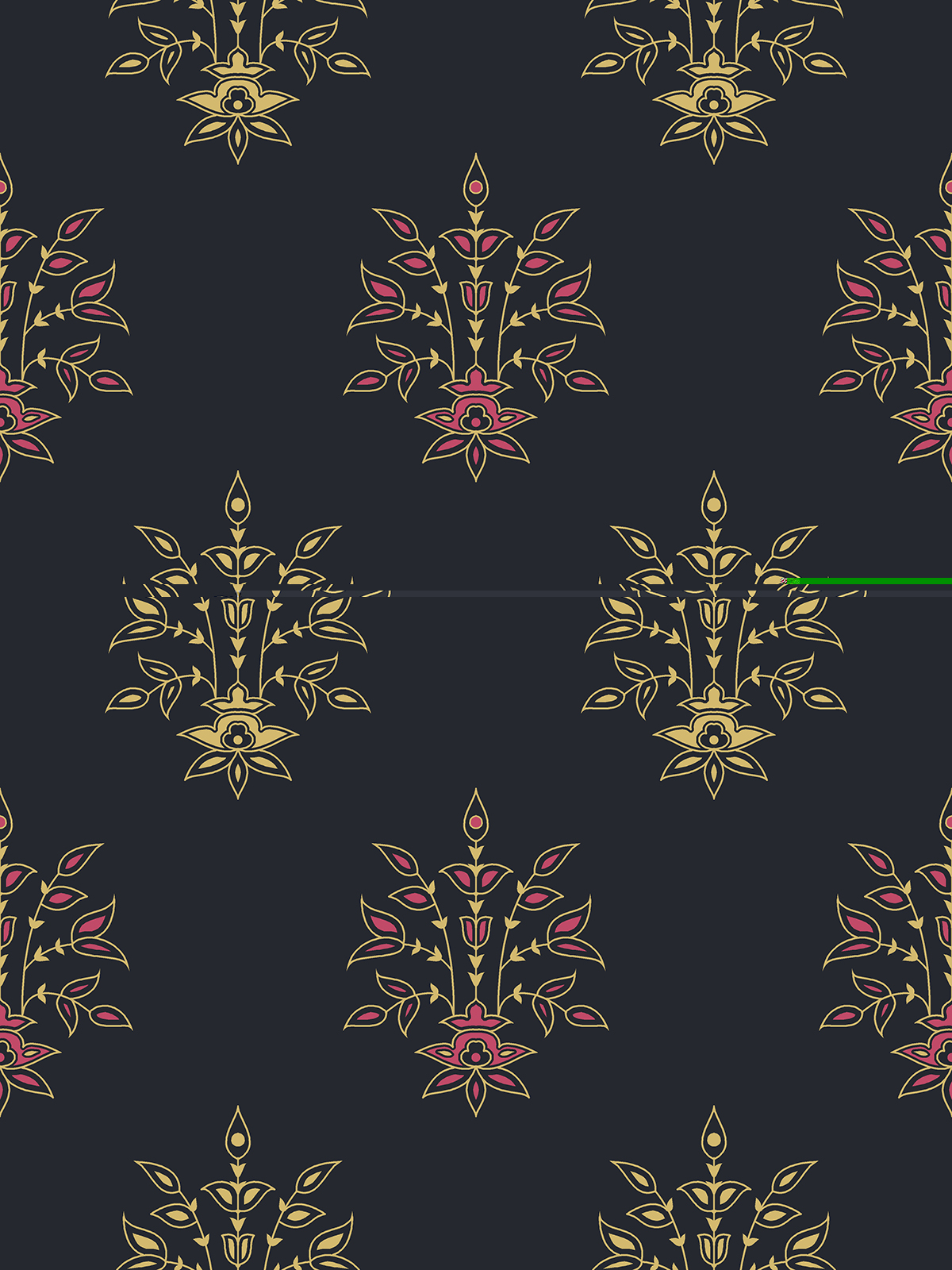 Mughal Buti Seamless Print