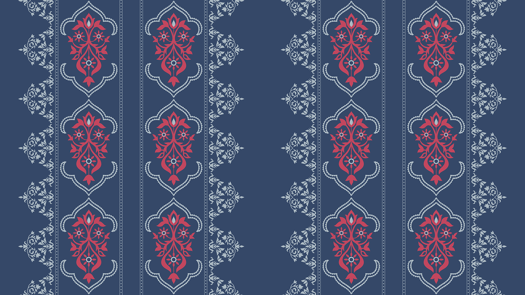 Ornamental Panel Placement Heritage Print