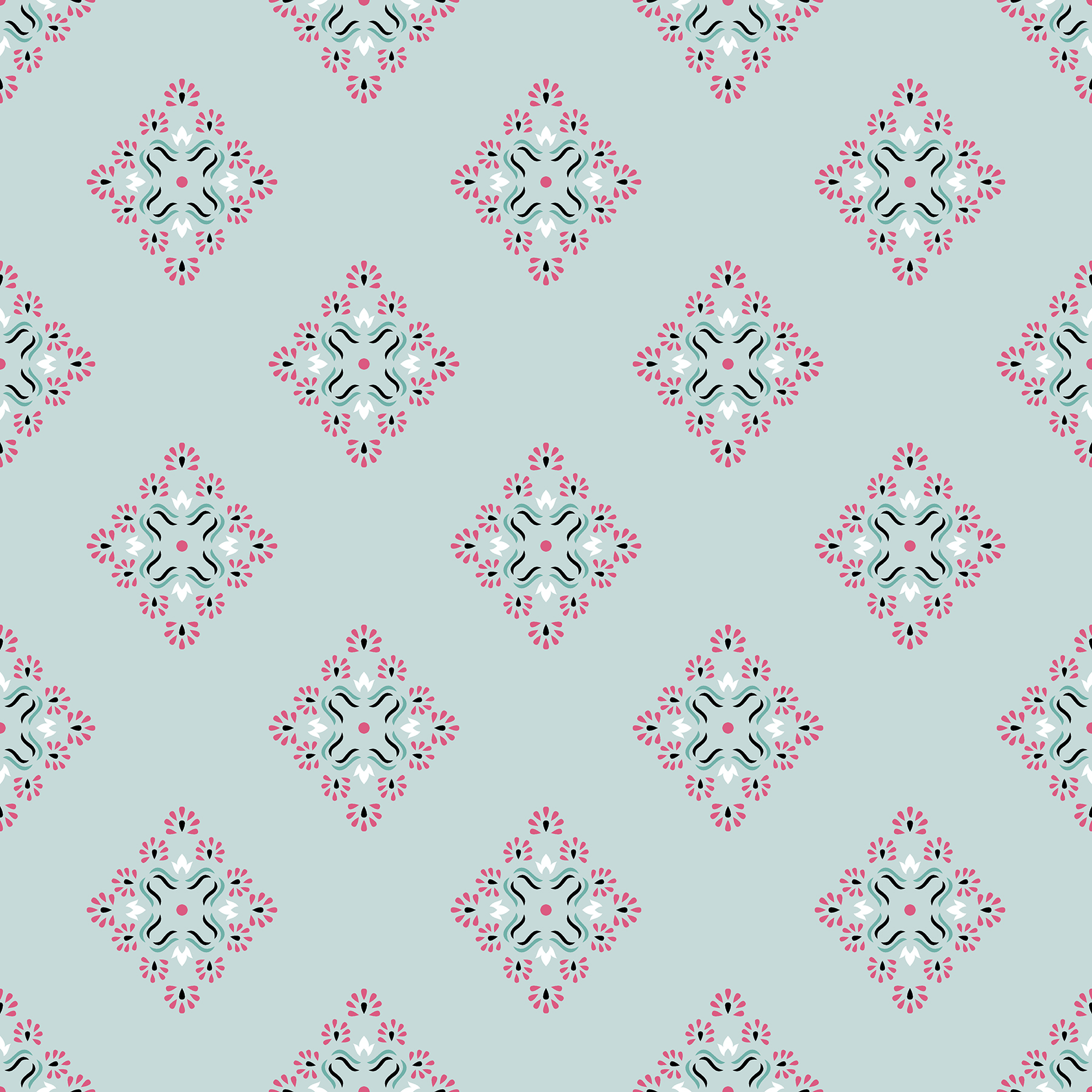 Soft Floral Geometry