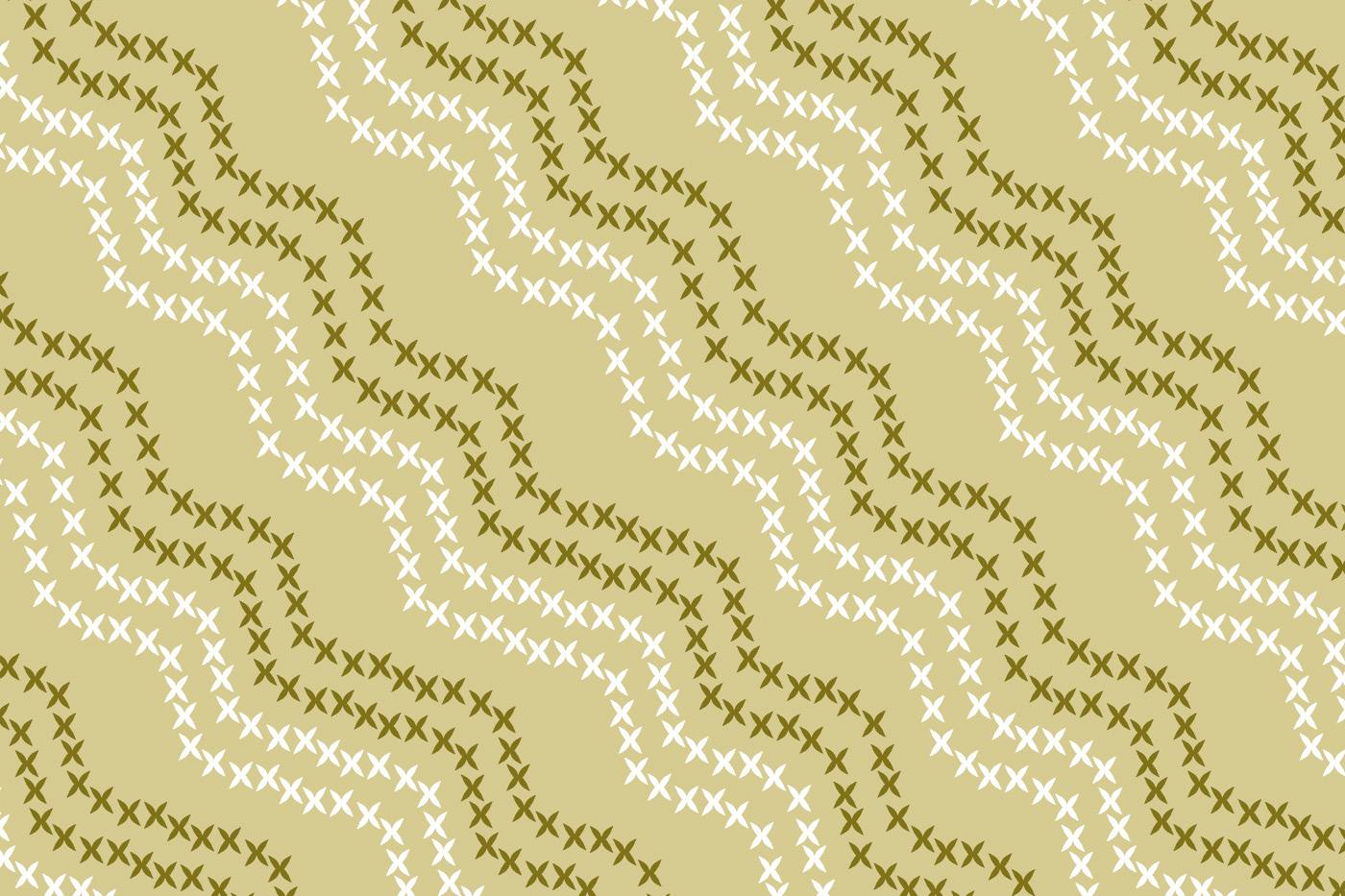 Minimal Diamond Cross Weave Print