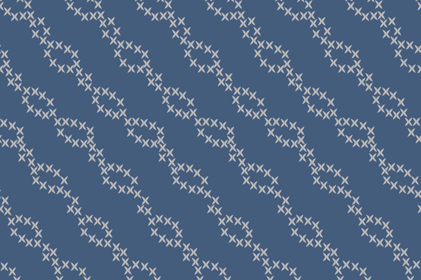 Minimal Diamond Cross Weave Print