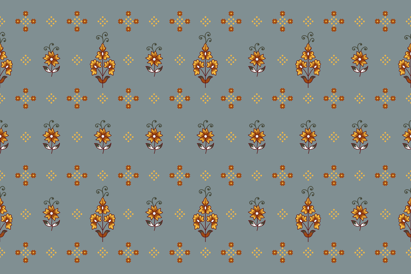 Vintage Floral Trail Textile