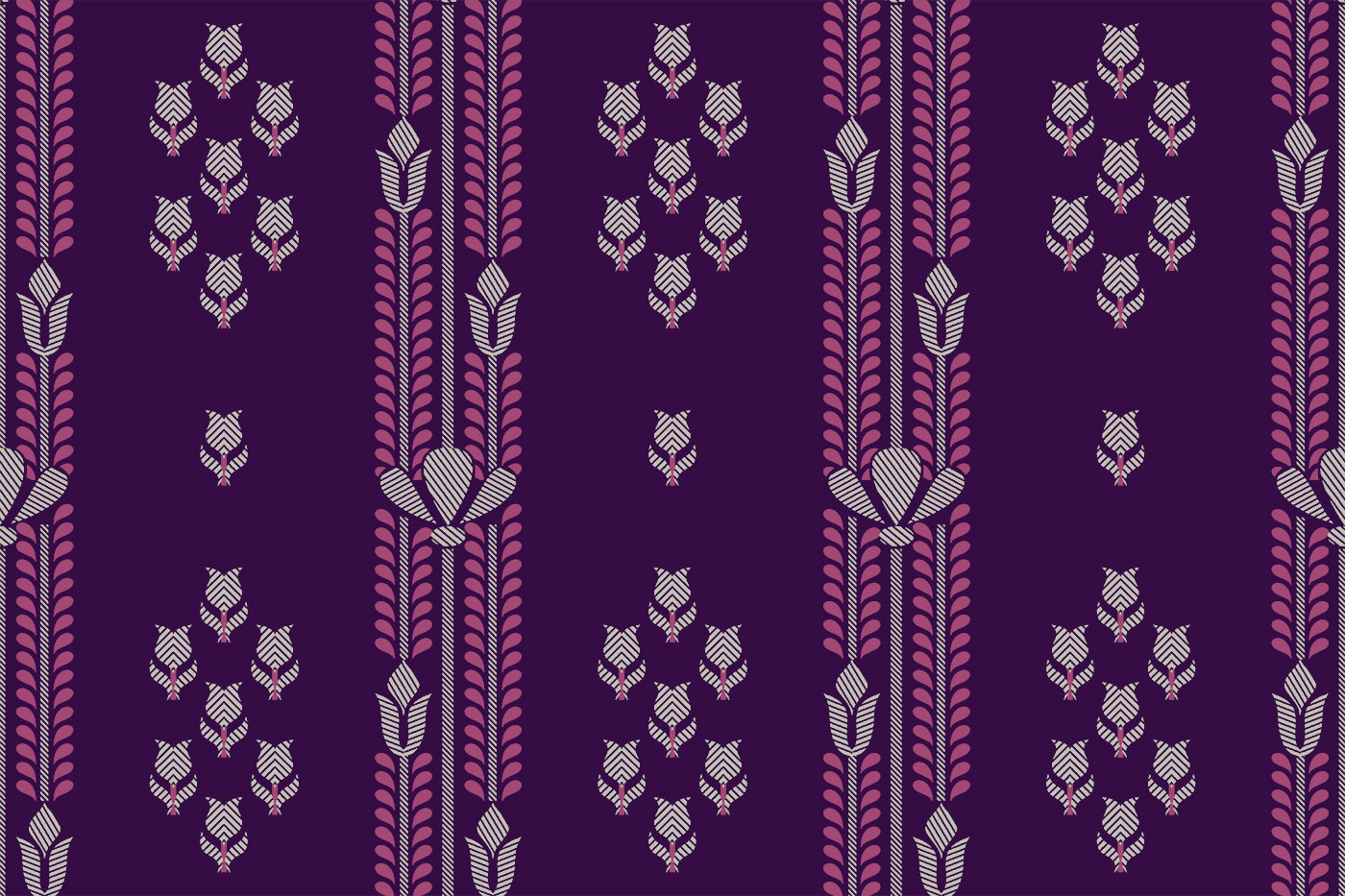 Vertical Ethnic Stripe Placement