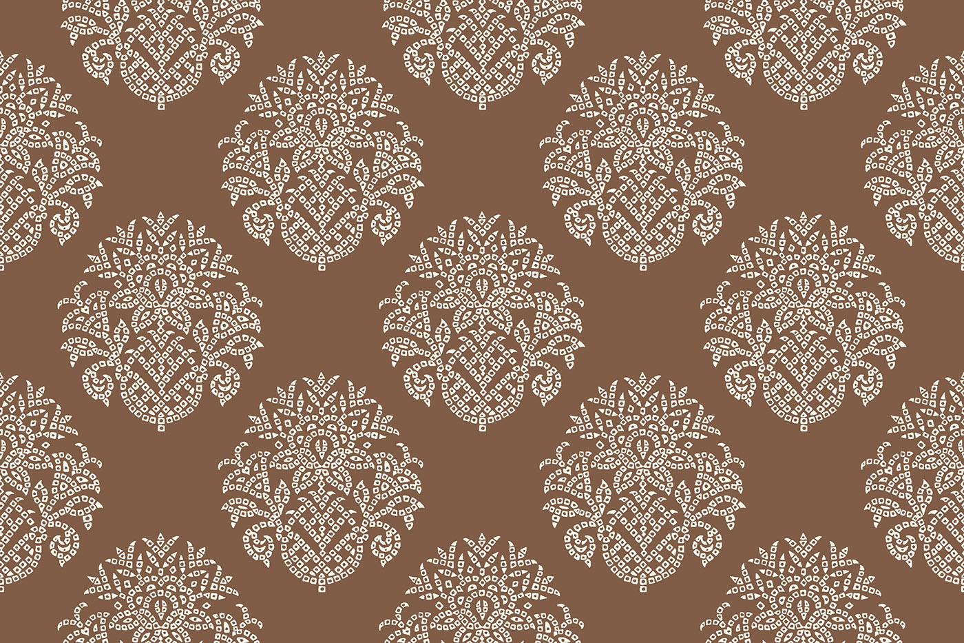 Brown Ornamental Butta