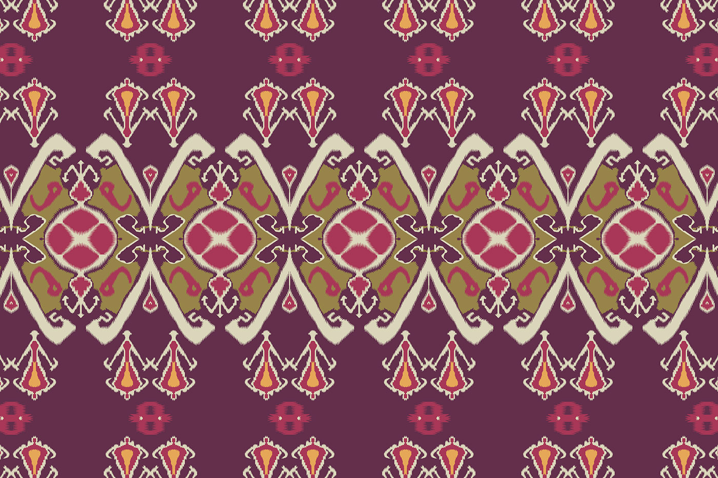 Neutral Ikat Revival