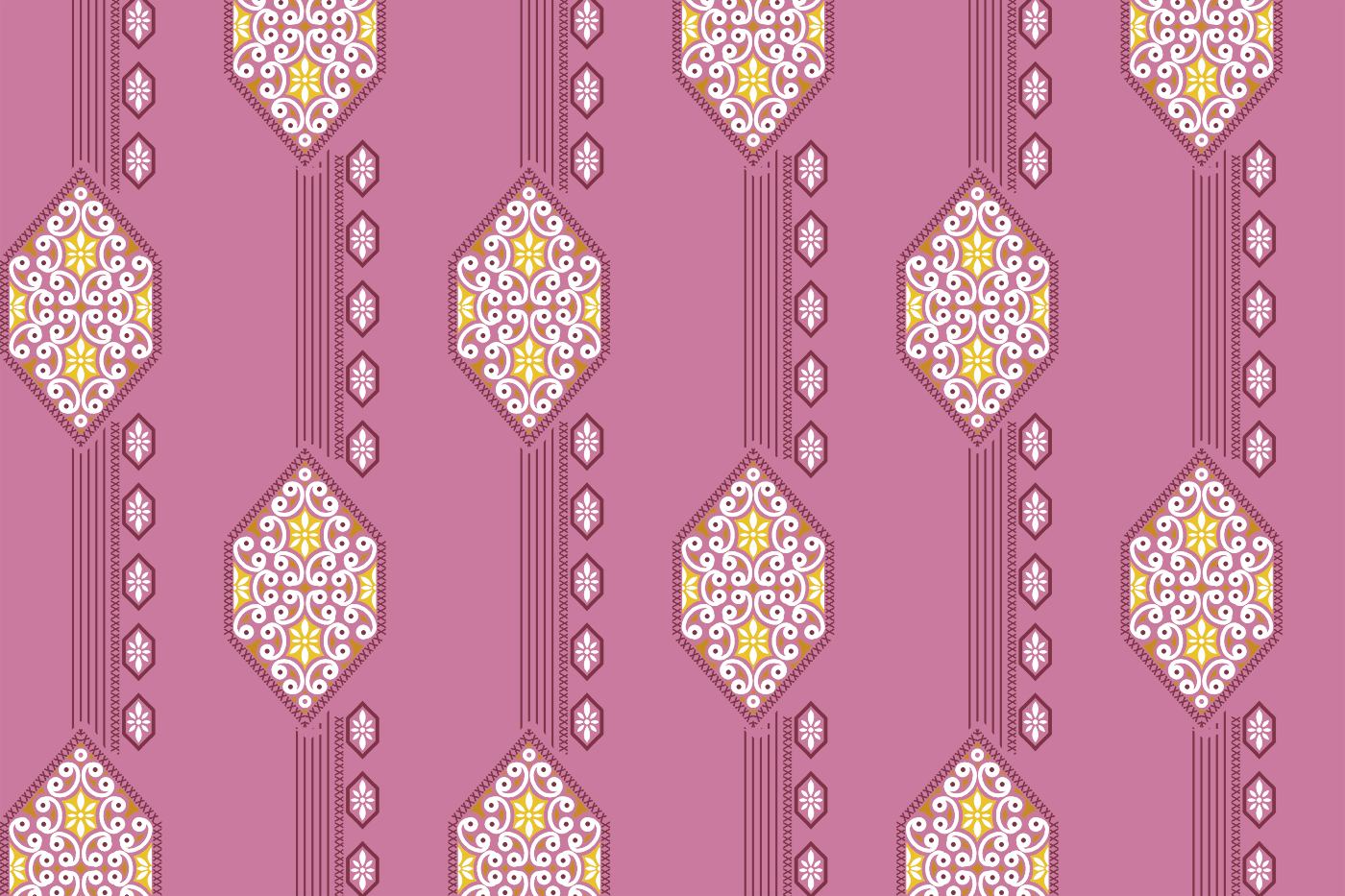 Diamond Ethnic Placement Print