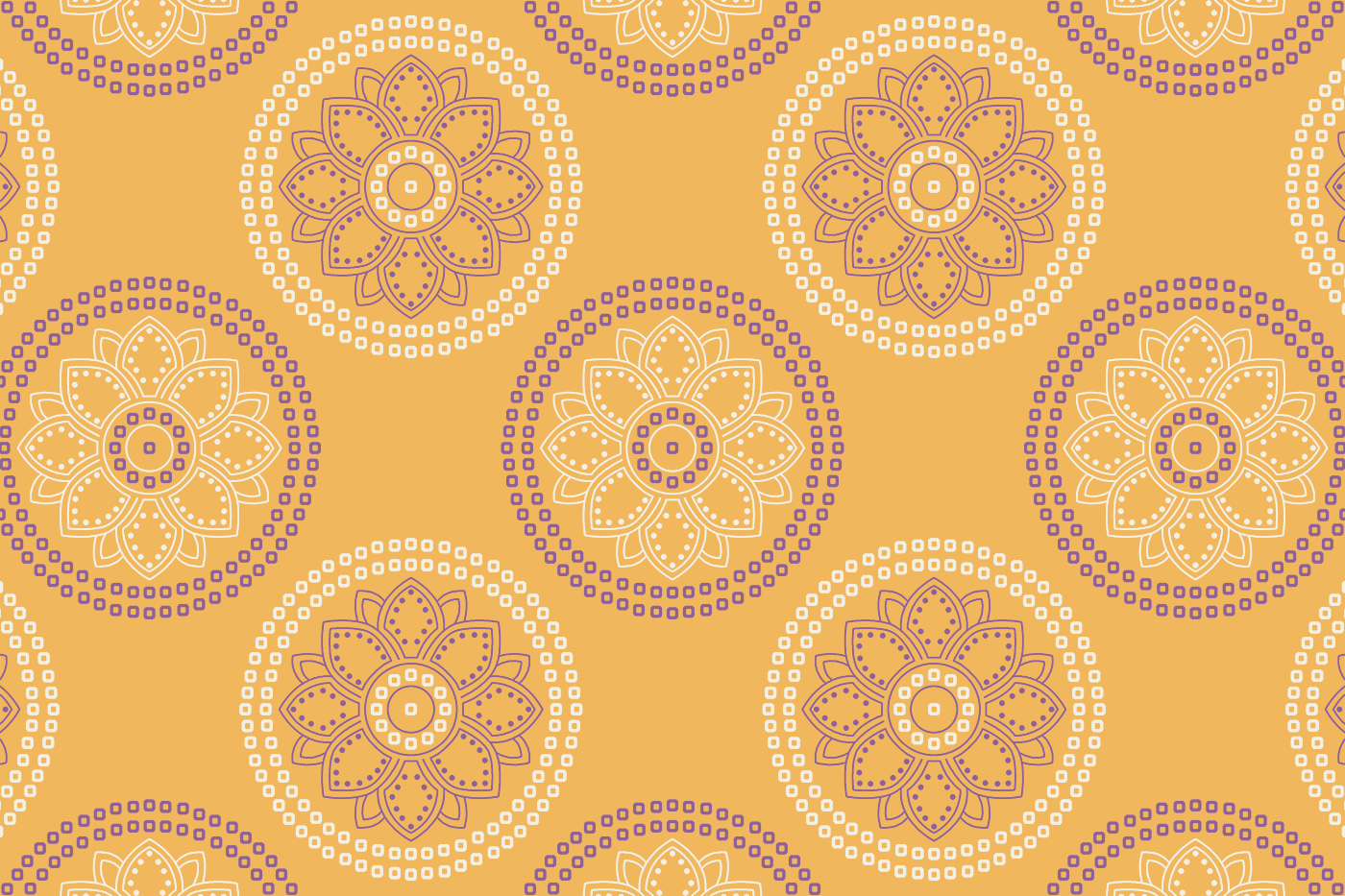 Ornamental Panel Stripe Print