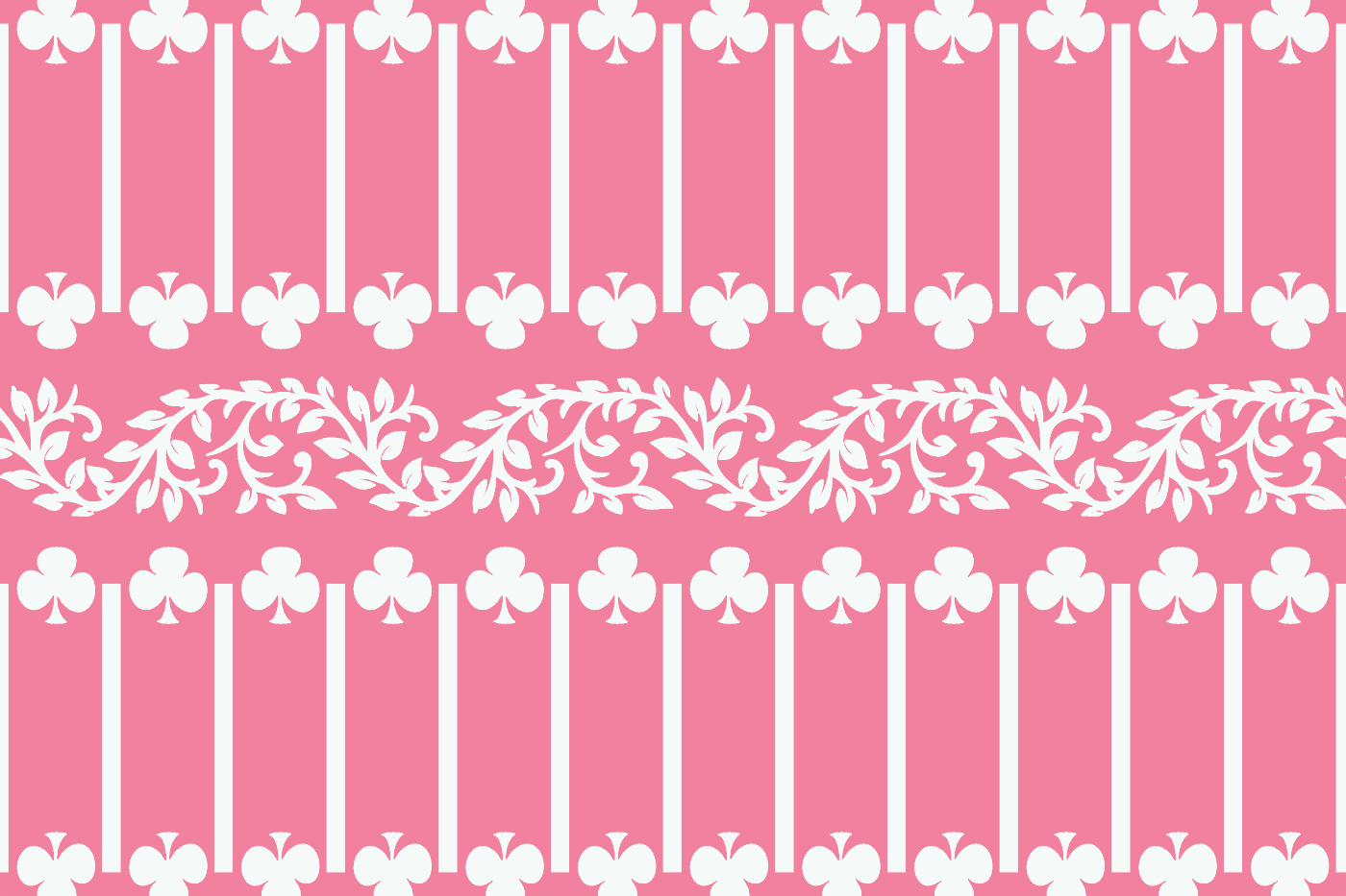 Floral Border Print