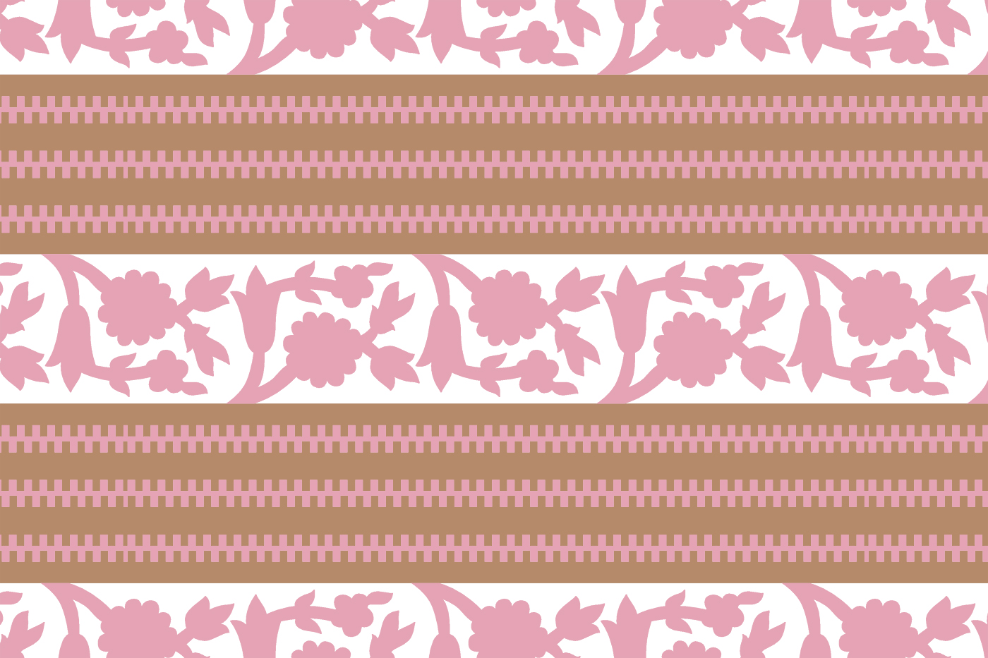 Soft Pink Heritage Stripe Layout