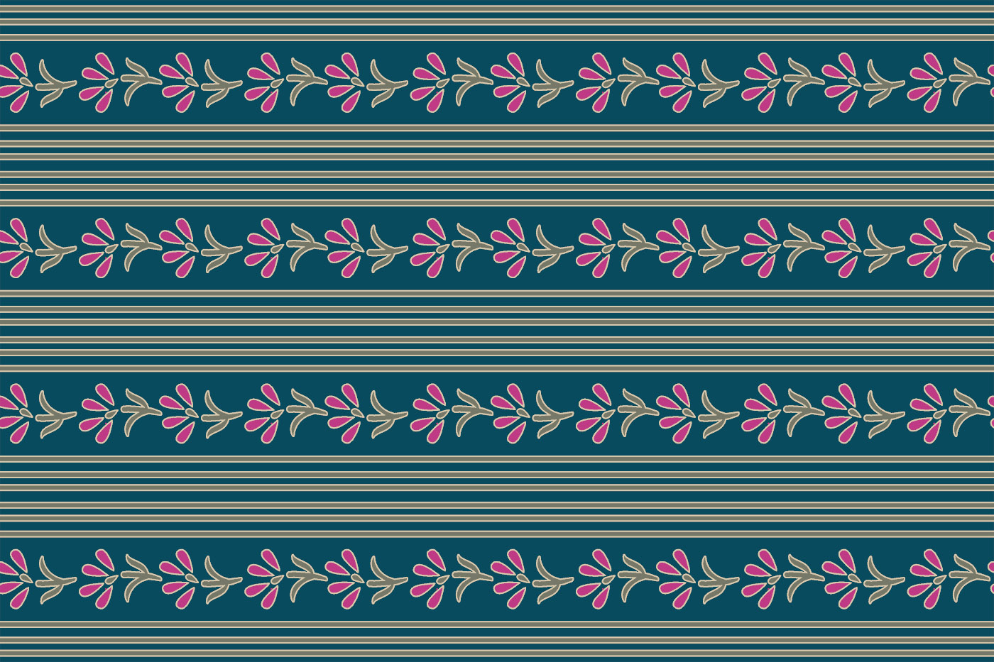 Traditional Border Heavy Ethnic Layout