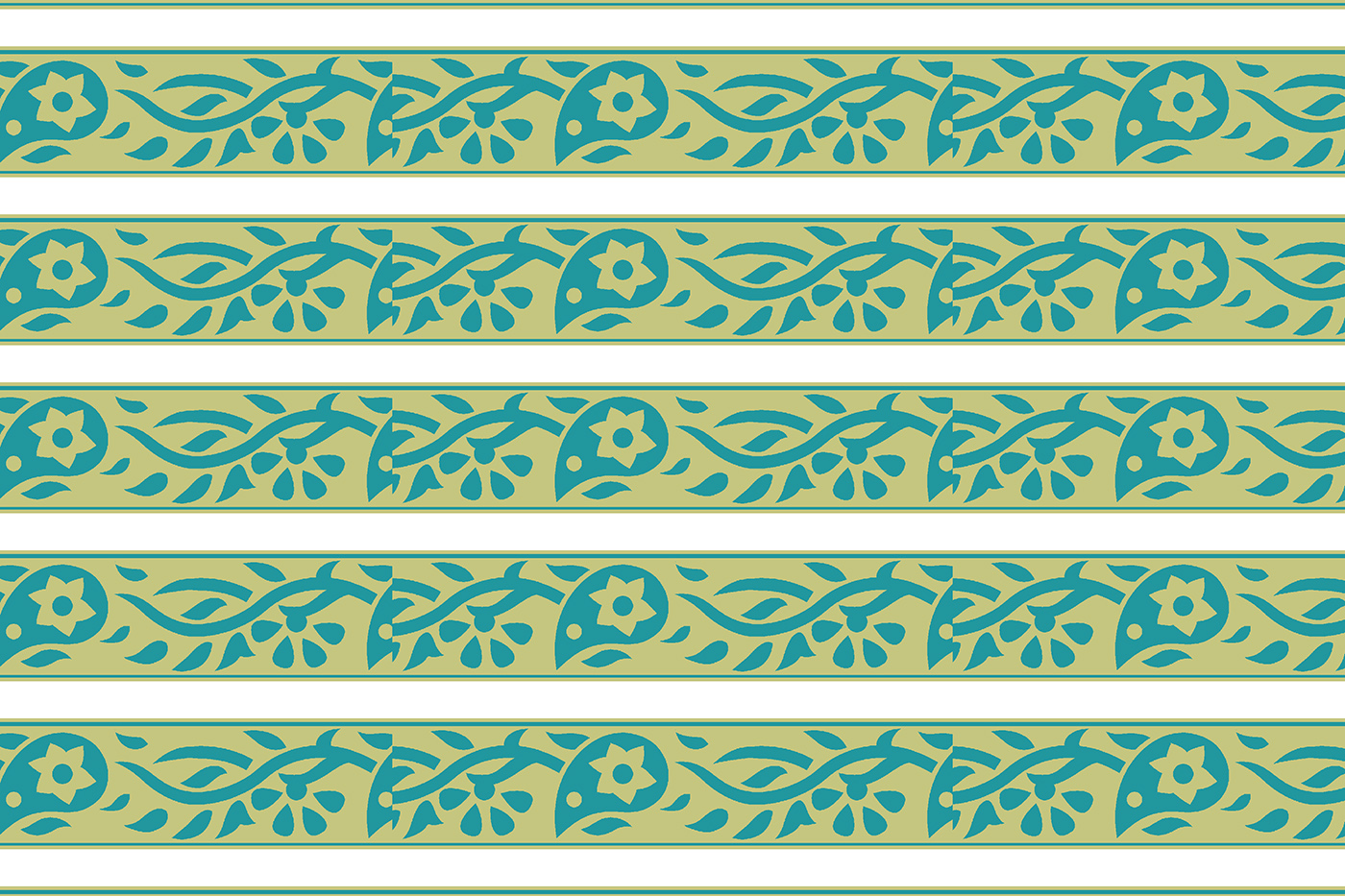 Traditional Border Heavy Ethnic Layout