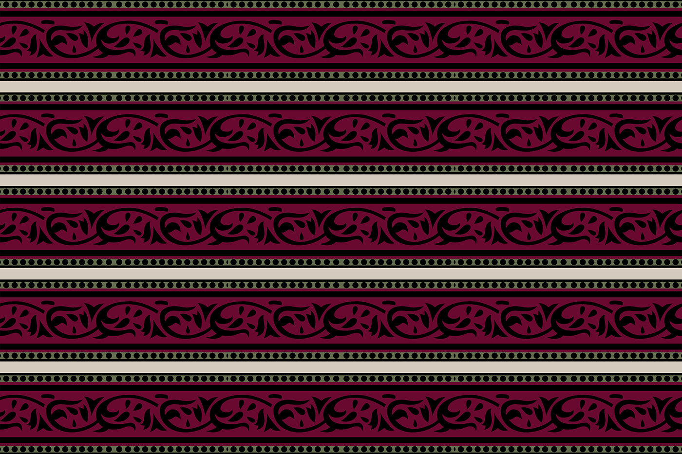 Traditional Border Heavy Ethnic Layout