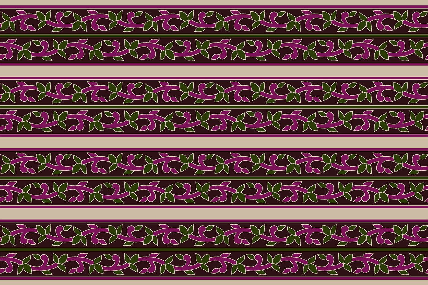 Traditional Border Heavy Ethnic Layout