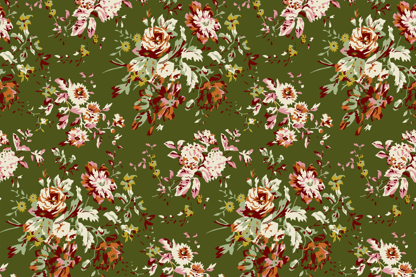 Botanical Garden Floral Print