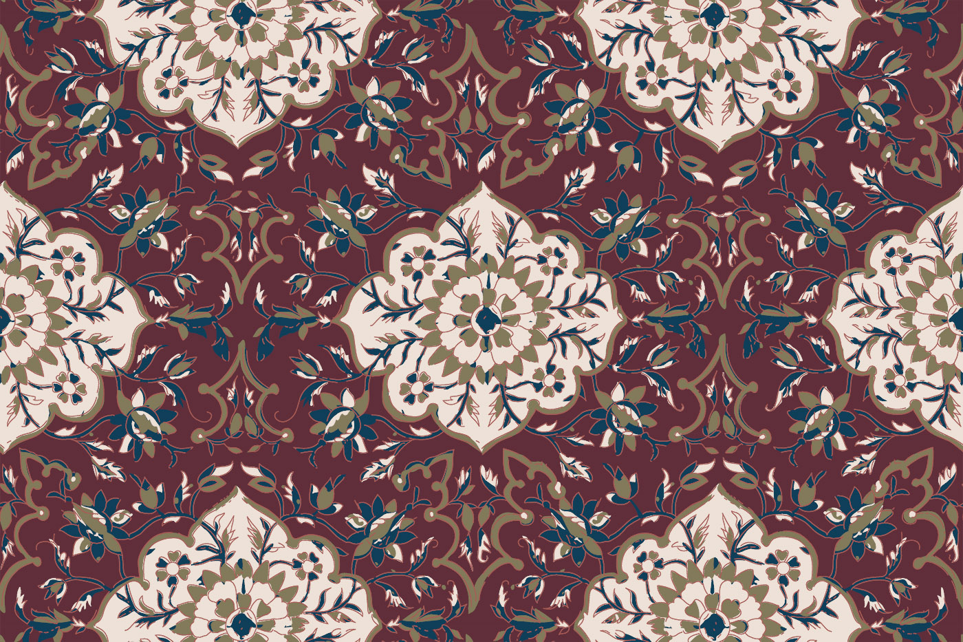 Royal Damask Medallion