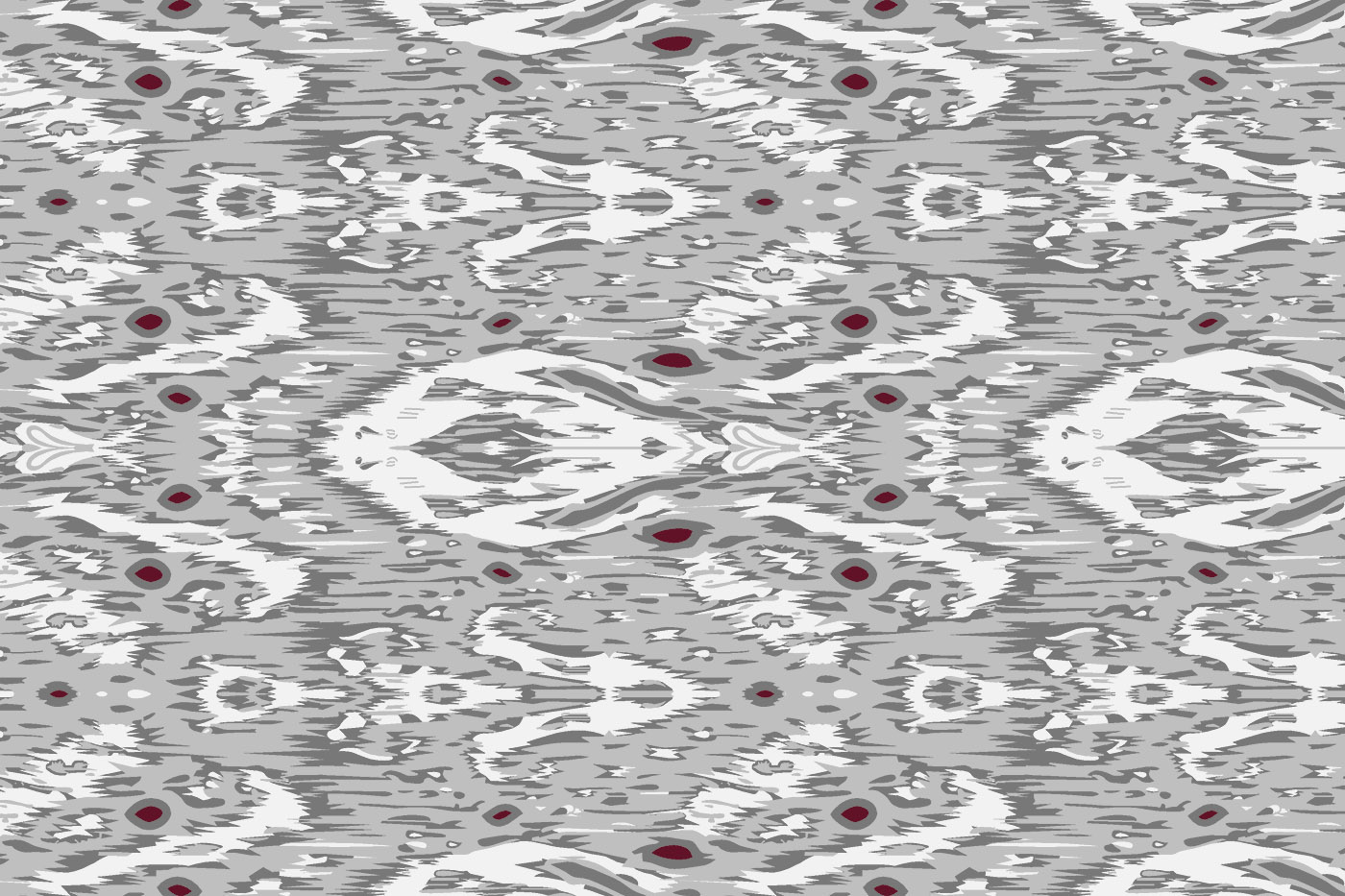 Abstract Ikat Seamless Textile Pattern