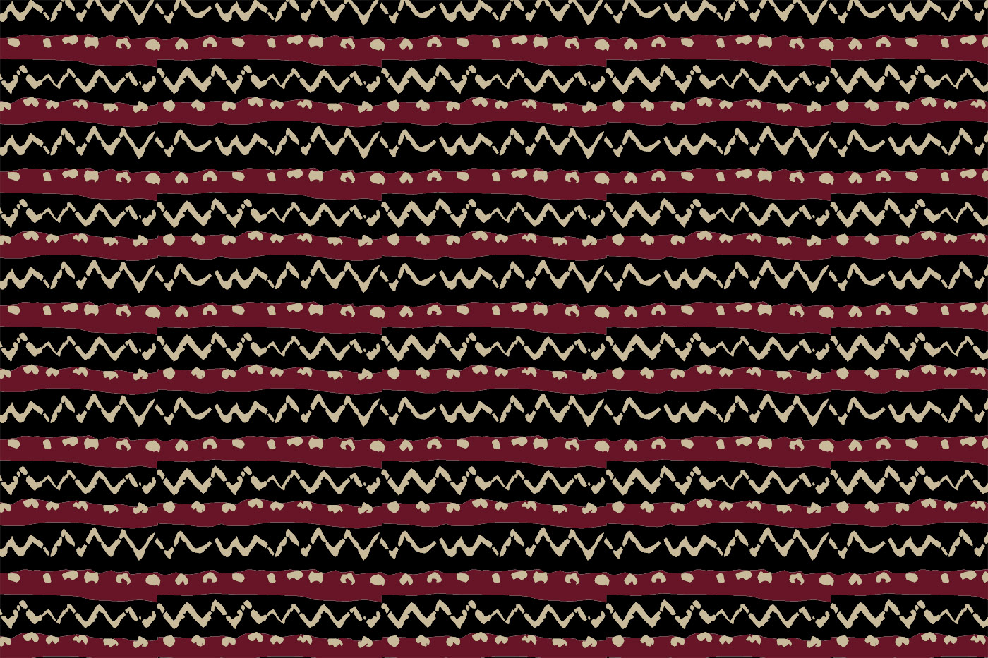 Handblock Stripe Seamless Textile Pattern