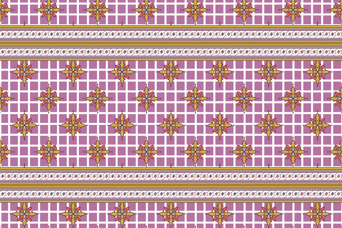 Kutch Folk Border Textile Pattern
