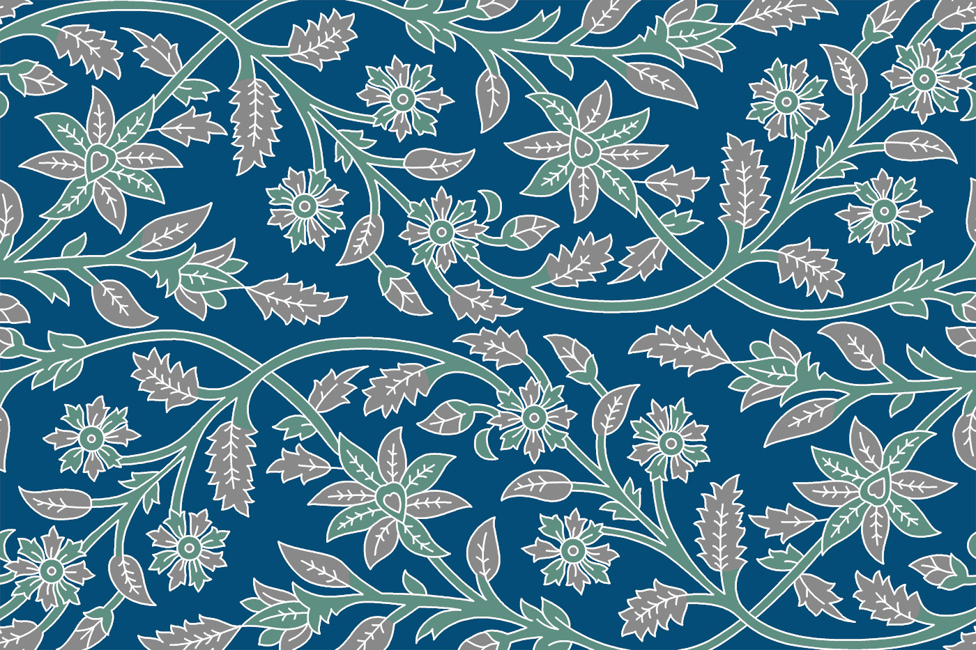 Mughal Mandala Jaal Textile Pattern