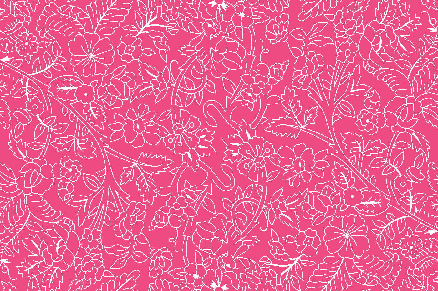 Warli Tribal Folk Seamless Textile Pattern