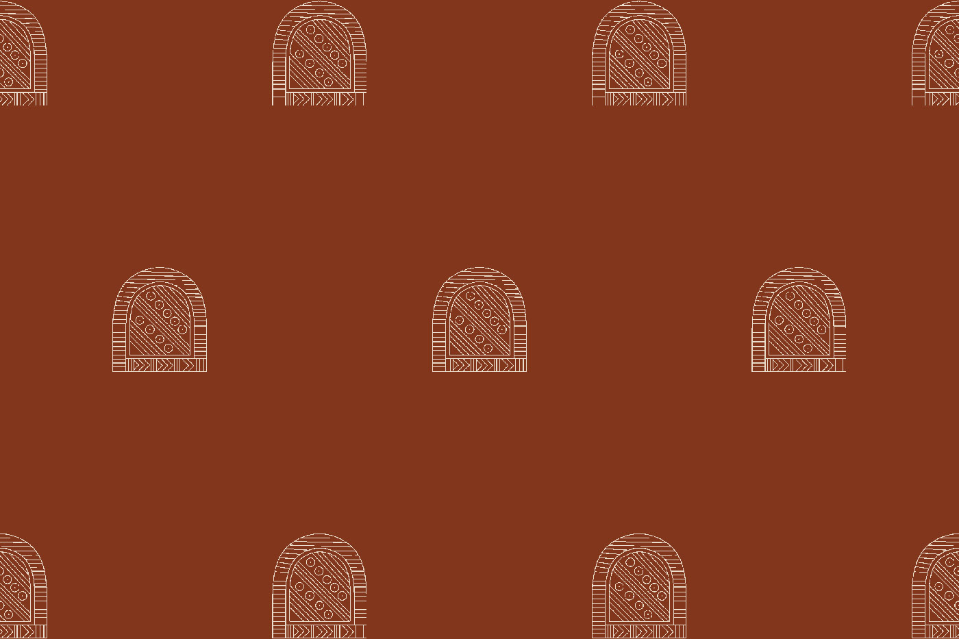 Mughal Arch Butti Seamless Textile Pattern