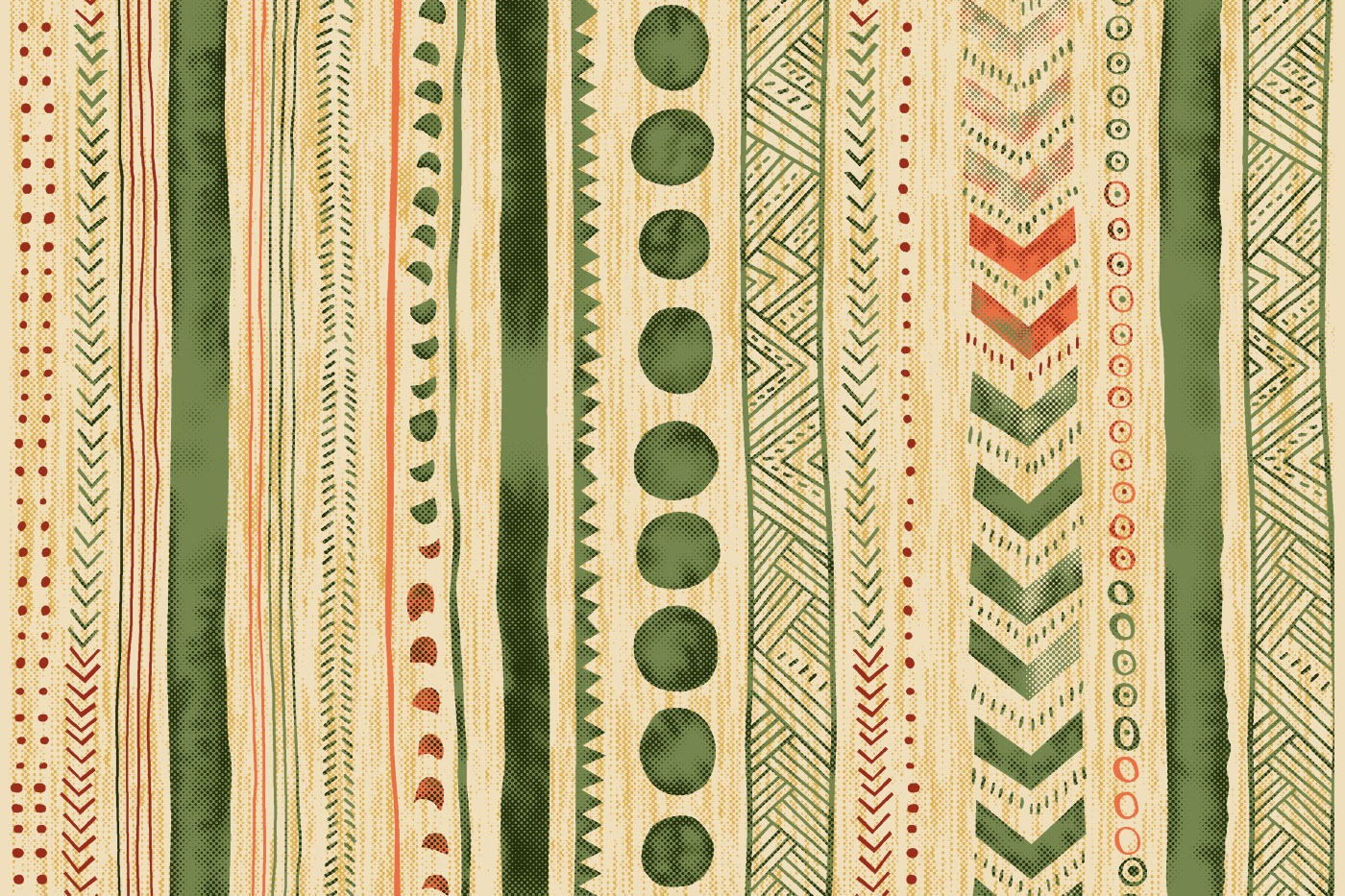 Ethnic Textile Design Kit – Border & Buti Pack