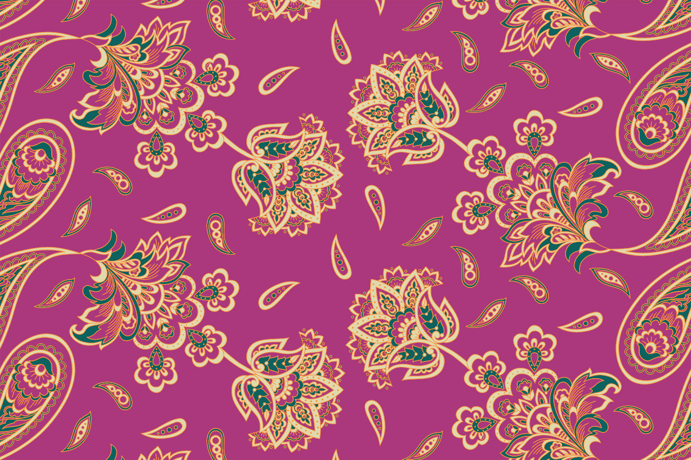 Floral Paisley Pattern