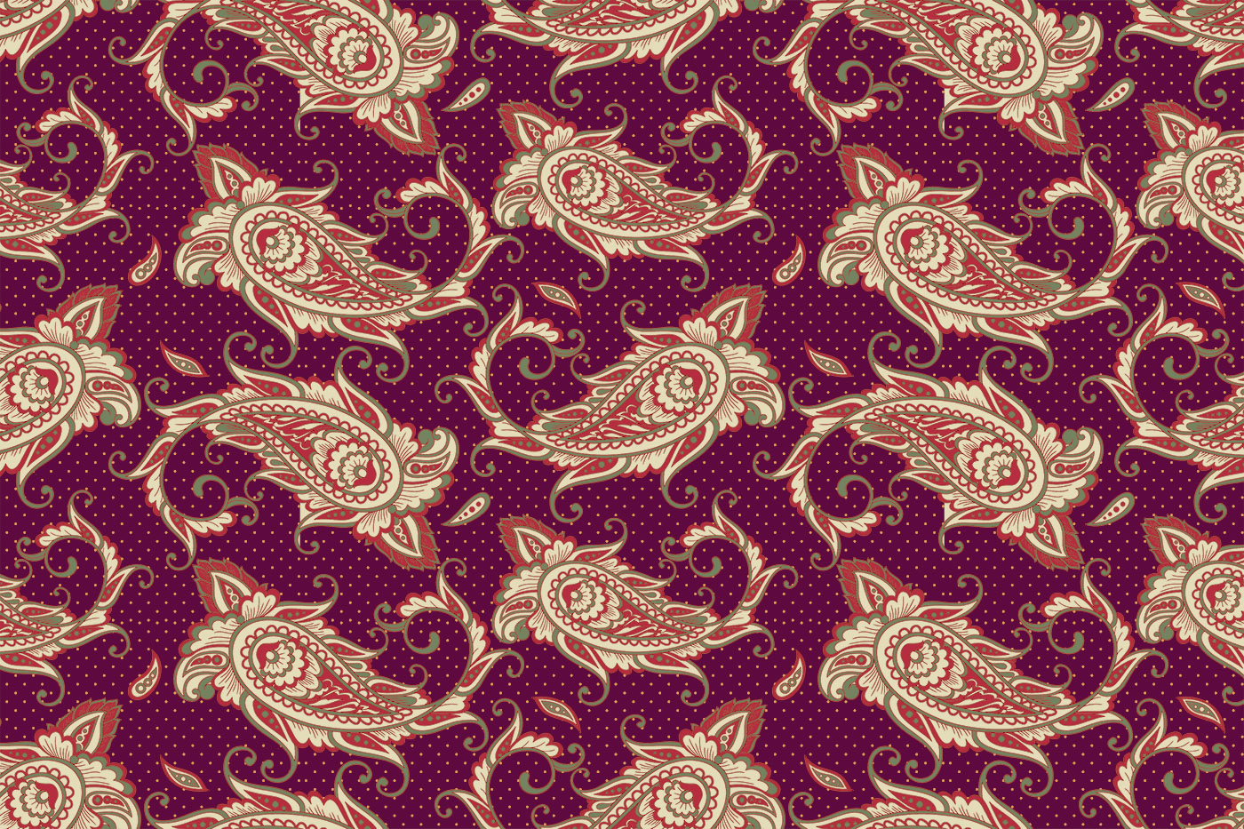 Classic Paisley Jaal Pattern