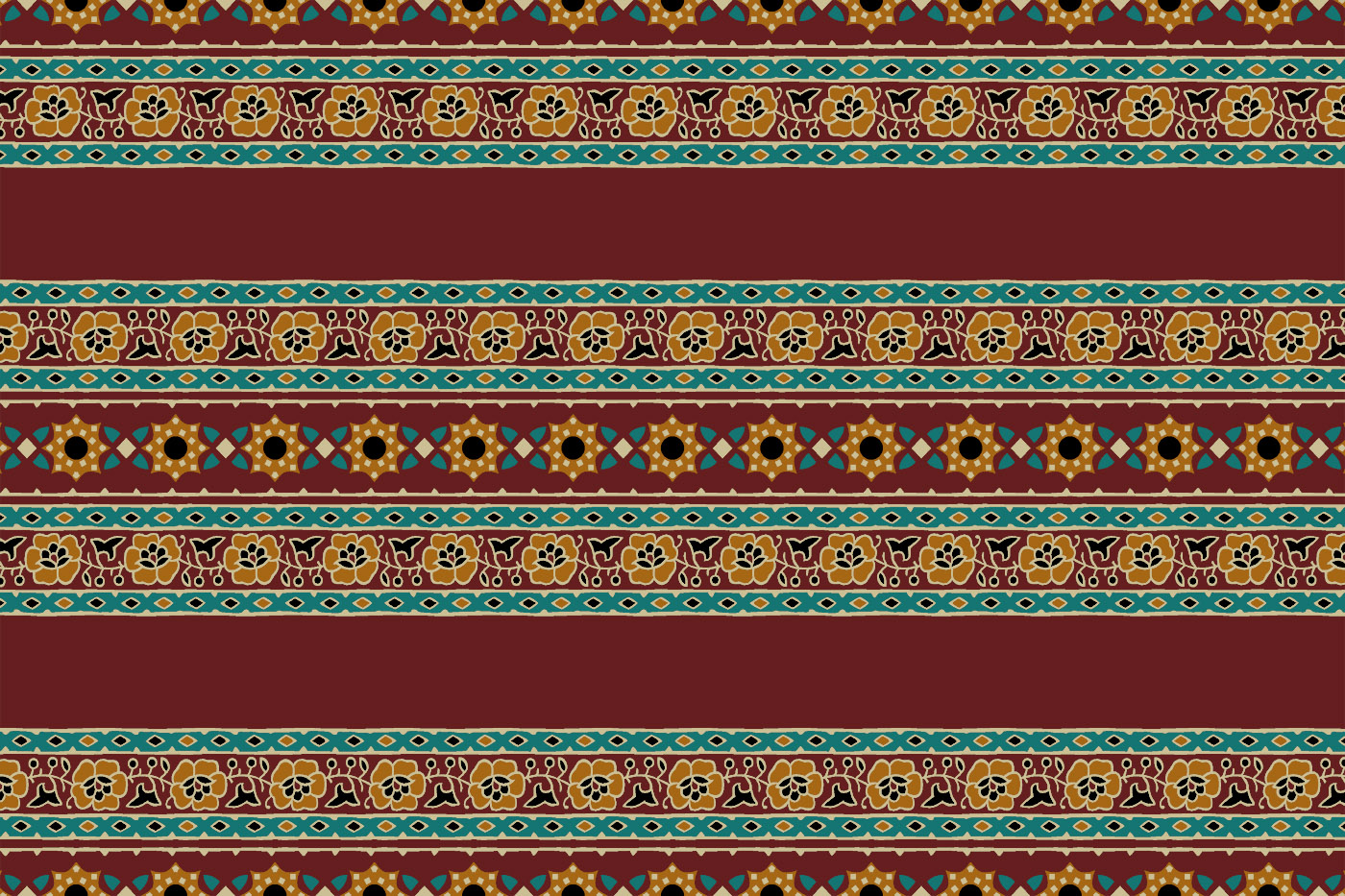 Moroccan Star Motif Pattern Kit – Jaal & Border Pack