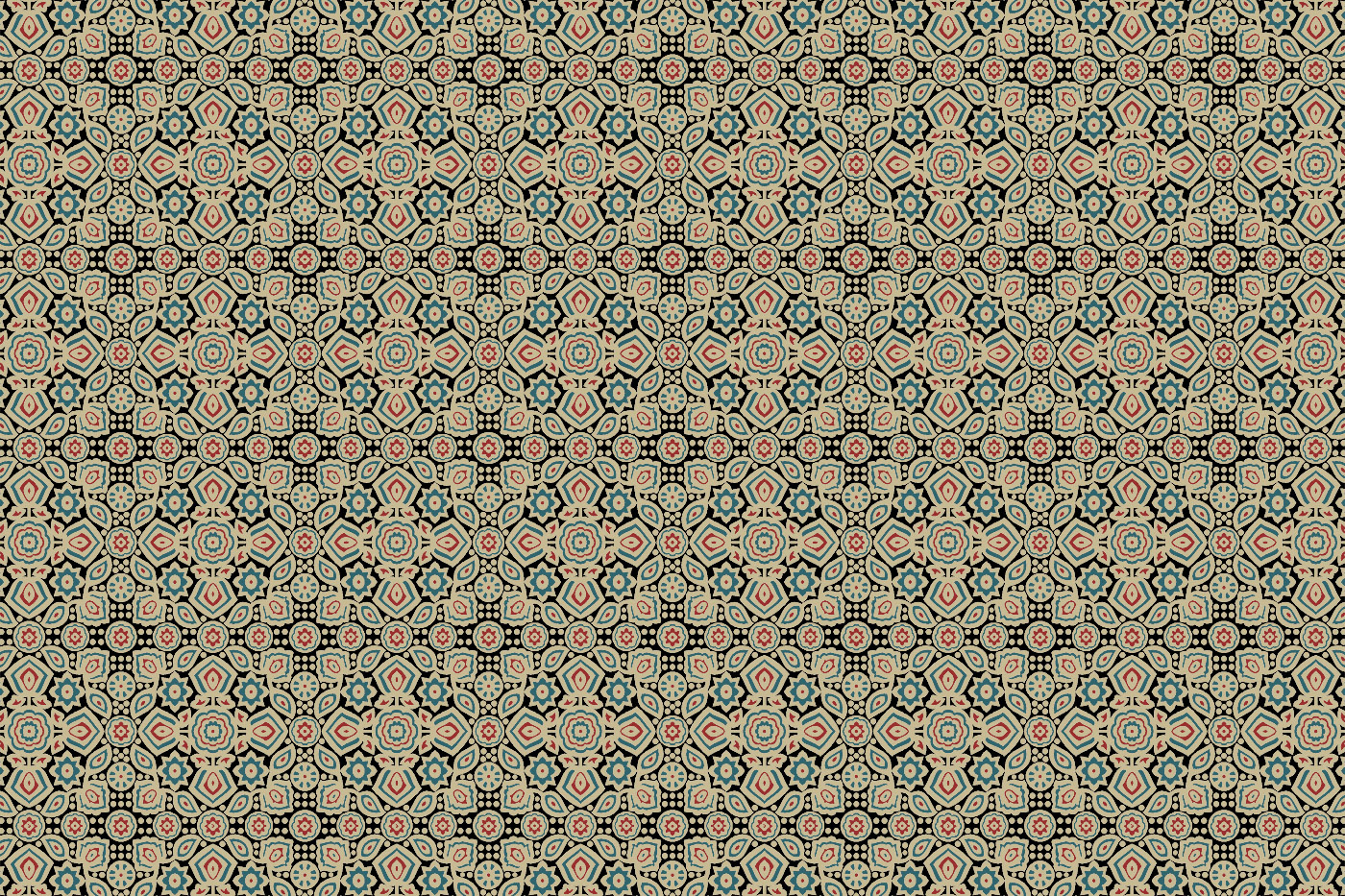 Heritage Arch Motif Textile Pattern Kit – Jaal , Buti & Border Pack